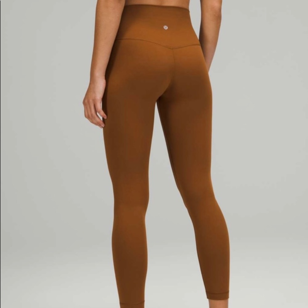 Lululemon align 25” size 2 copper brown